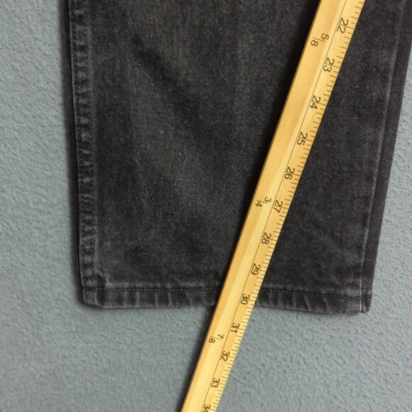 Wrangler Jeans Men's 40x32 Fits 40x30 Black 13MWZ Cowboy Cut Denim Western - Picture 8 of 11